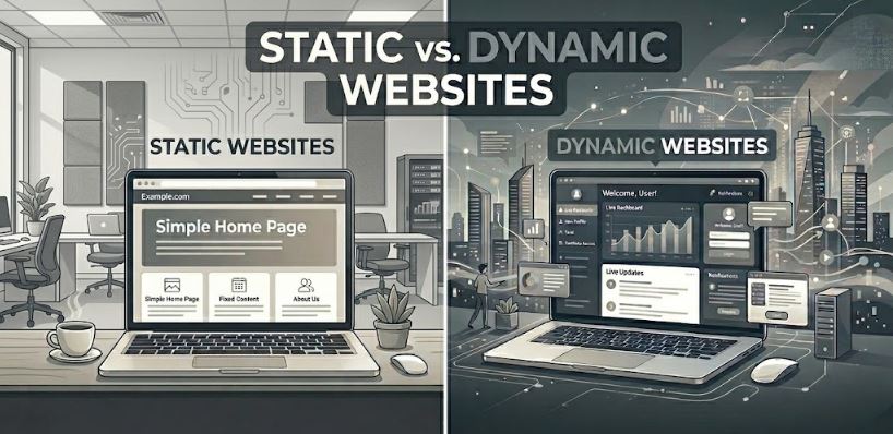Static vs. Dynamic Websites: Key Differences